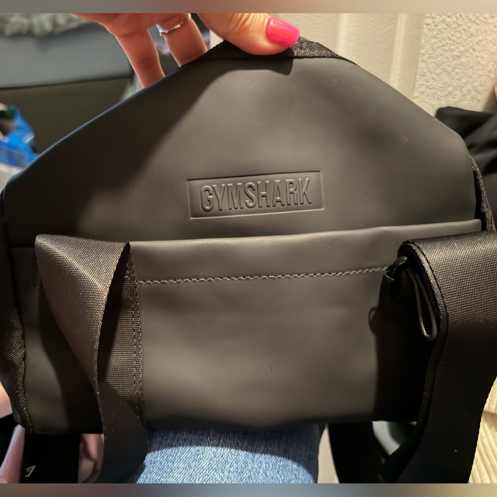 Gymshark Black Matte Gym Bag